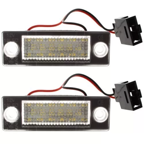 2x LED Éclairage De Plaque pour VW Sharan 7M Seat Alhambra Ford Galaxy