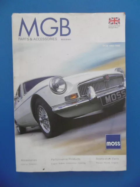 Mgb - Parts & Accessories - Mgb 1962/1980 -Parts & Accessories -Moss -En Anglais