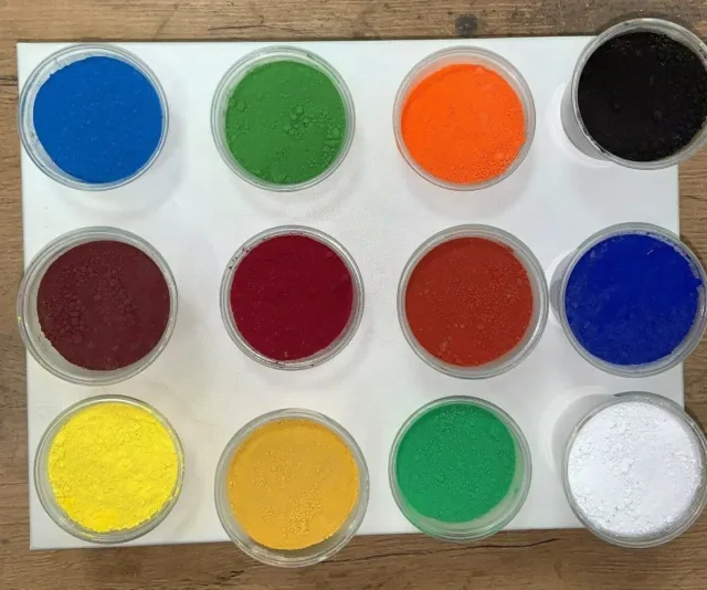 Pigment Pigmentpulver Farbpigmente Eisenoxid Oxid Farbe Farbpulver Farbstoff