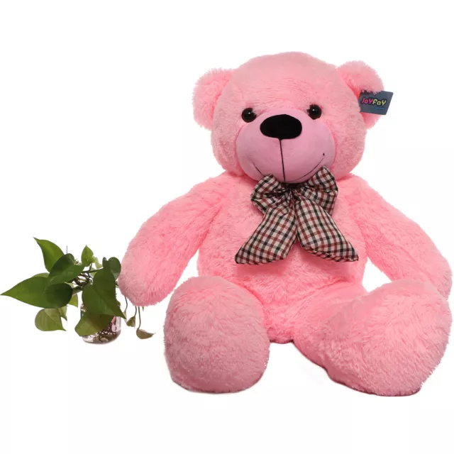 Joyfay 47in 120cm Pink Giant Teddy Bear Plush Toy Birthday Valentine Gift