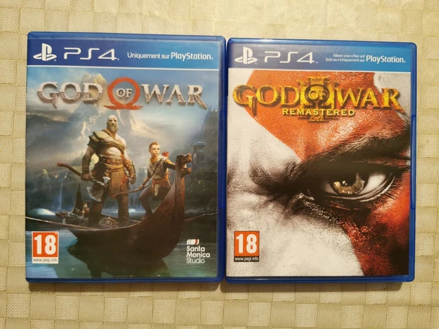Lot 2 Jeux PS4 GOD OF WAR