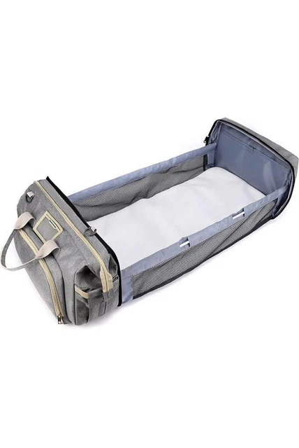 Marquis Baby Diaper Bag All in One Travel Backpack with Foldable Bassinet 2