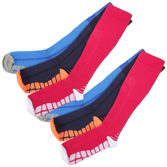 Calze a compressione da esterno in nylon coscia calze alte da uomo calze a compressione