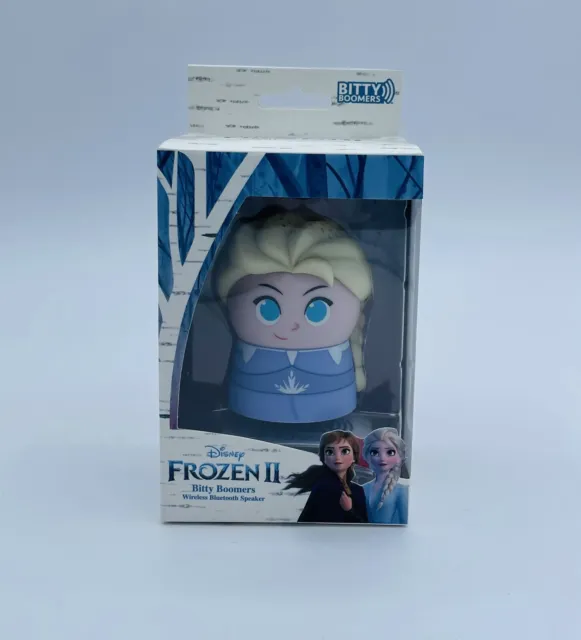 BITTY BOOMERS 2" Disney Frozen II Elsa Character Bluetooth Speakers.