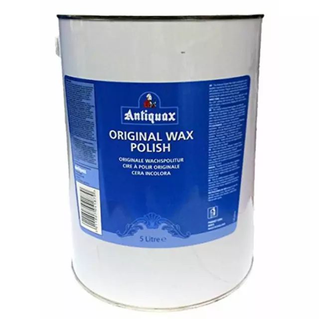 Antiquax Original Wax Polish 5 Litre Enhances the Patina and Enriches the Grain