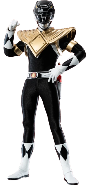 Figurine ThreeZero Figzero – Mighty Morphin Black Ranger 1/6 (neuf Sous Blister)