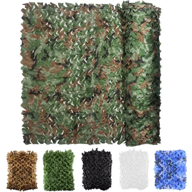 Camouflage Netting Camping Military Hunting Woodland Desert Army Sunshade Party