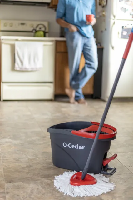 Free Shipping,	New,EasyWring Spin Mop & Bucket System