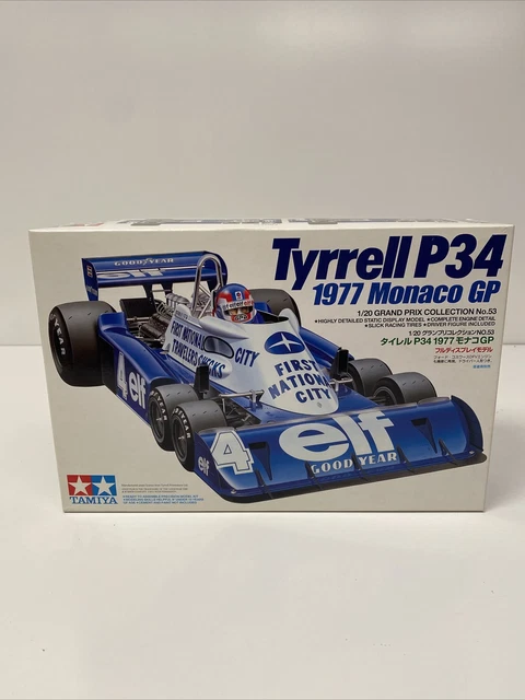 Tyrrell P34 1977 Monaco GP, 1:20, 001/20053 - Plastikové modely a modelářské potřeby