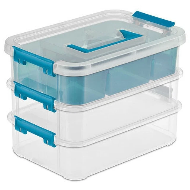 STERILITE 14138606 LAYER Stack & Carry Box, 10-5/8-Inch $30.49 - PicClick