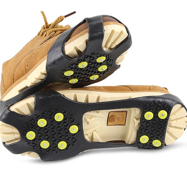 1 Paire de Pinces à Crampons pour Neige sur Glace pour Chaussures Bottes