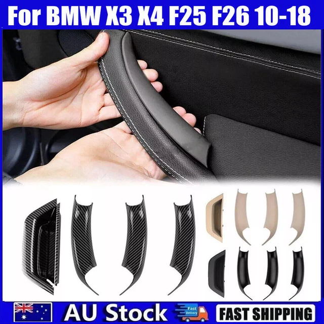 Poignée Intérieure Chromée Pour BMW X3 X4 F25 F26 2010-2018 - Facile à Installer