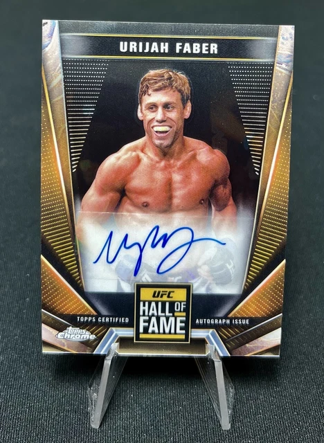 Urijah Faber 2024 Topps Cromato Ufc Hall Of Fame Auto Sp Hfa Ufa