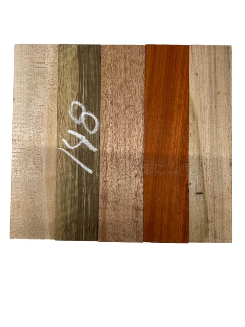 5 Pack, Multispecies Thin stock lumbers-Board Blocks  8-7/8"x2"x3/4" #148