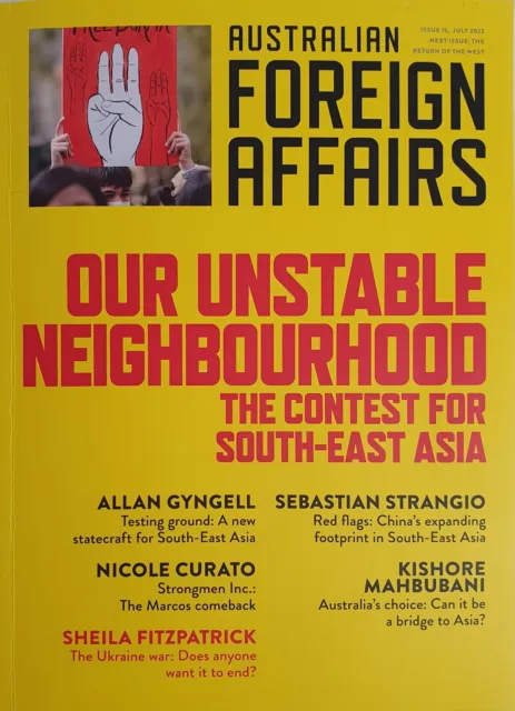 Unstable Neighbourhood Contest for SE Asia Australian Foreign Affairs PB Book