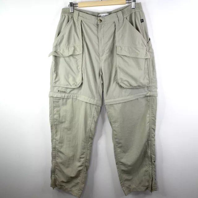 DAKOTA GRIZZLY CARGO Pant Mens L Large Convertible Zip Off Elastic Waist  Shorts $16.95 - PicClick