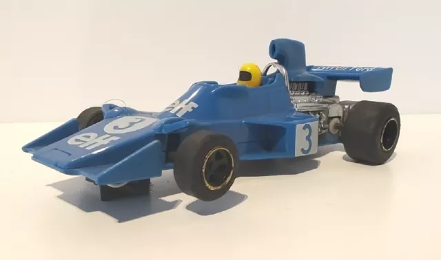 Greenhills Scalextric Tyrrell ELF No.3 C121 1:32 Slot Racing Car Blue Formula 1