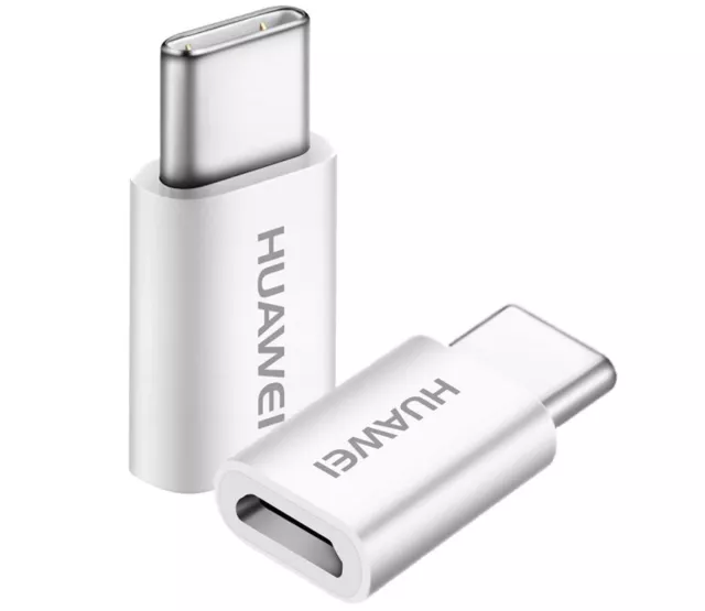 Móvil Adaptador 1x Micro-USB-Buchse-1x USB C Enchufe Huawei de Carga Cargador