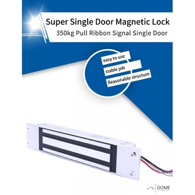 Blocco magnetico Slimline Mortice MagLock 350 kg controllo accesso cancello di sicurezza DC12V