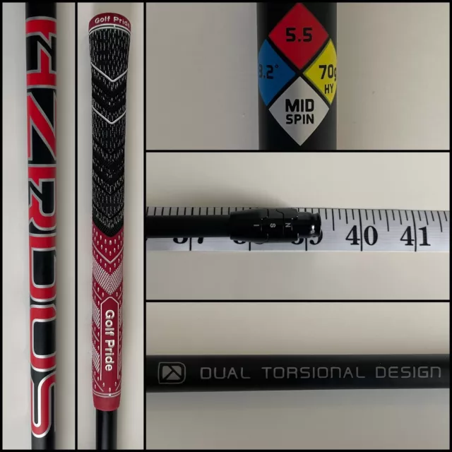 🔵⚪️🔴 Project-X Hzrdus 70 Gen4 Red  Hybrid Shaft | 5.5 | Callaway