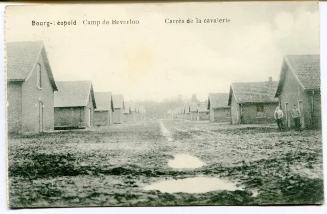 CPA - Carte postale - Belgique - Bourg Léopold - Camp de Beverloo - Carrés de la