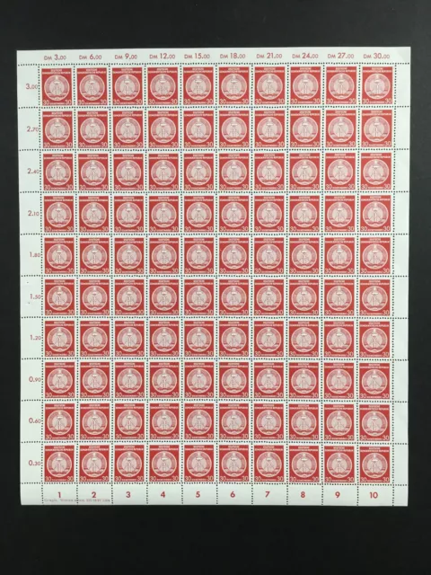 DDR DIENST A 24 x X II DV BOGEN UNGEFALTET ** MICHEL 650.- s1138