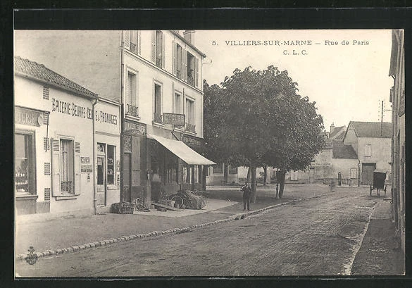 CPA Villiers-sur-Marne, Rue de Paris
