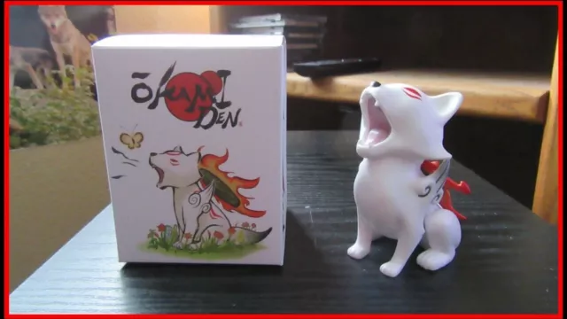 Okamiden Chibiterasu Wolf Vinyl Figure NIB Loot Gaming Crate Exclusive  Okami Den