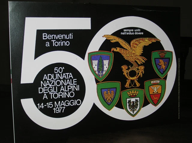 FM374_50ª Adunata Naz. Alpini 1977-Riproduzione originale "Collezione Locandina"