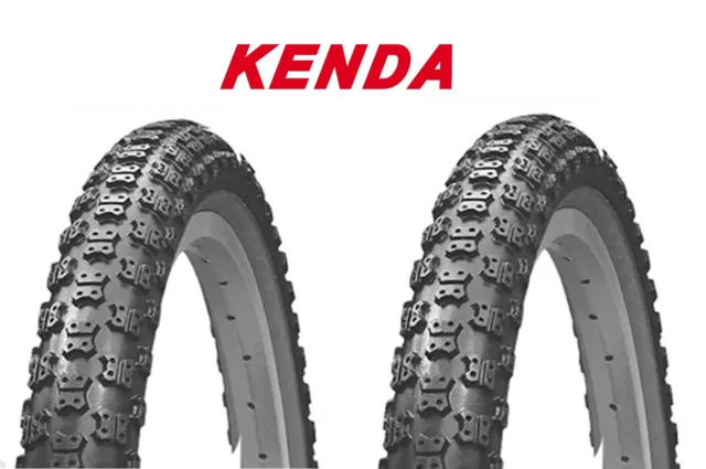 2  Copertoni  Gomme 14 X 1.75  Per Bici 14      Mtb Nera Kenda