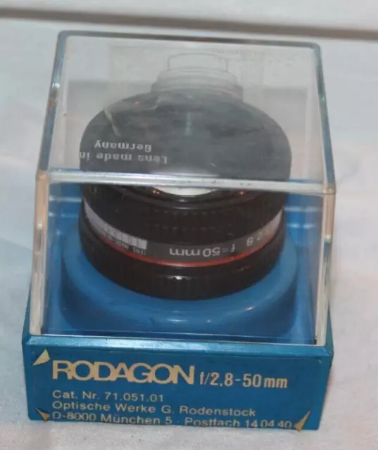 Vintage Rodagon Lens 2.8-55mm Germany Englarging Lens