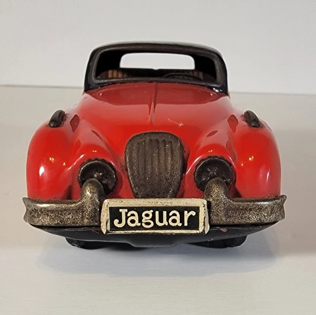 VINTAGE ANTIQUE FRICTION Tin Toy Car Jaguar $32.50 - PicClick