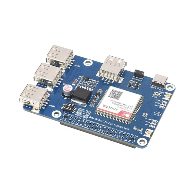 SIM7670G-MODUL FÜR LTE -1/GNSS/USB-Erweiterungskarte 4G Global ...