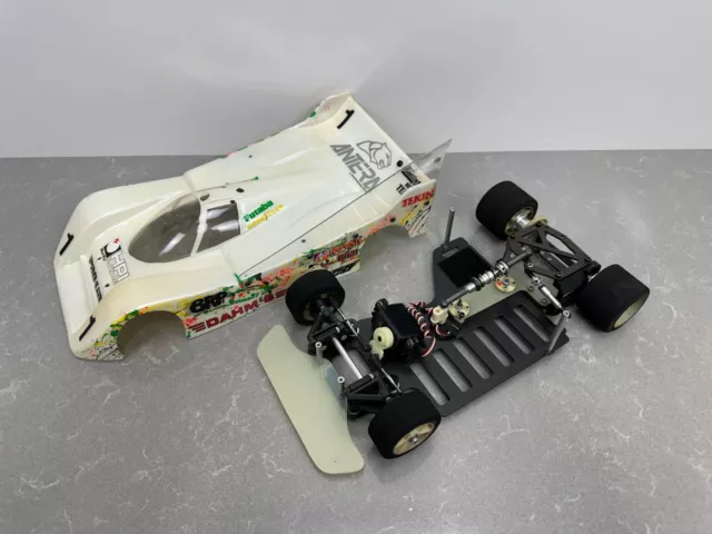 Vintage RC 1:12 PAN CARPET RACE CAR RC10 RC12 RC300 DELTA BOLINK HPI TEKIN DAHM