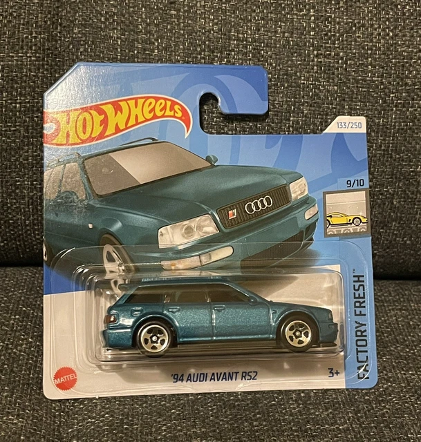 Hot Wheels 1/64 Audi Avant RS2 1994 - Édition 2025, Mainline #2/10, Neuve