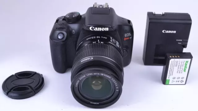 Canon EOS Rebel T6 18.2 MP DSLR w/ 18-55mm II IS Lens Shutter Count-14K #KR06304