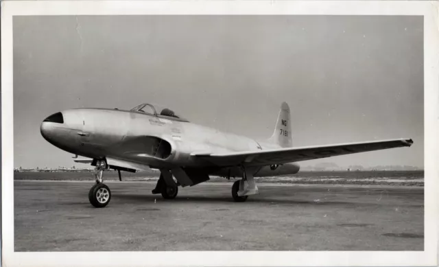 Lockheed F-80C Shooting Star Ng7181 Original Vintage Peter M Bowers Photo 1