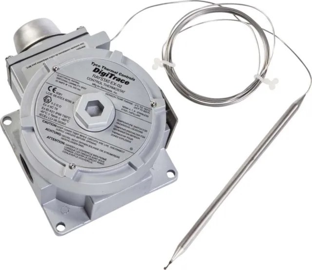 nVent termostato tubo capillare termico Raystat-Ex-02 regolatore di temperatura ambiente