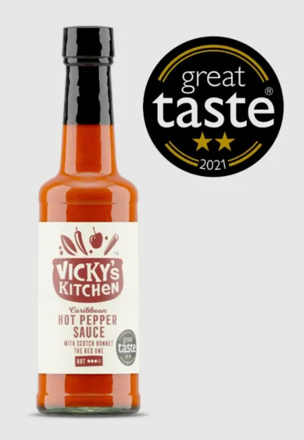 Vicky's Kitchen Taste of Caribbean - The Red One Original Hot Pepper Sauce 150ml