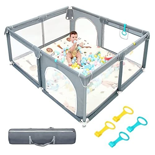 Baby Playpen,71"x59" Extra Large Baby Playard, Playpen for Babies with 71x59 "