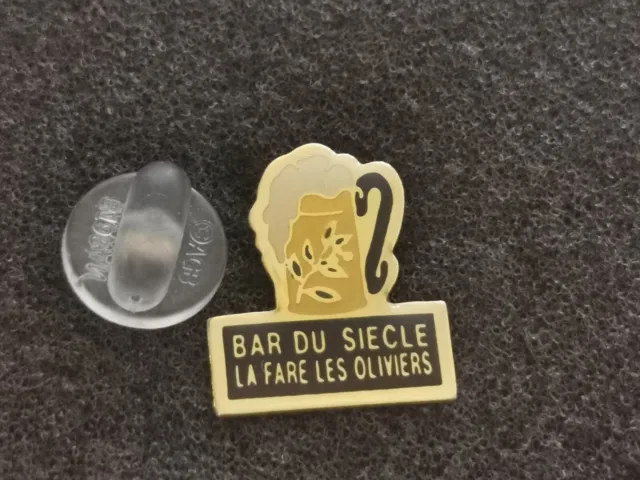 Pin's Bar Du Siècle La Fare Des Oliviers Bière Beer Alcool - Pin Pins L24