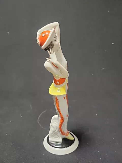 Rosenthal Porzellan Figur - Tänzerin - Art Deco Holzer Defanti? 22,5 cm 2