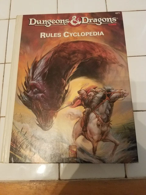 DUNGEONS & DRAGONS - RULES CYCLOPEDIA - TSR #1071 - 1991