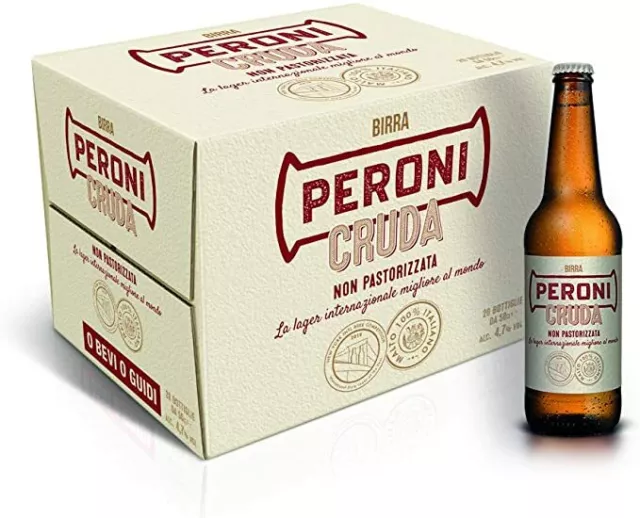BIRRA PERONI CRUDA Confezione Da 24 Bottiglie Da 33 Cl Italiana Offerta  4,7% EUR 25,00 - PicClick IT