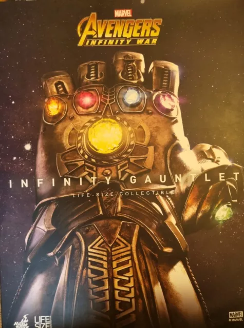 AVENGERS INFINITY WAR Guanto Thanos Replica 1/1 Infinity Gauntlet Hot Toys  EUR 1.799,00 - PicClick IT
