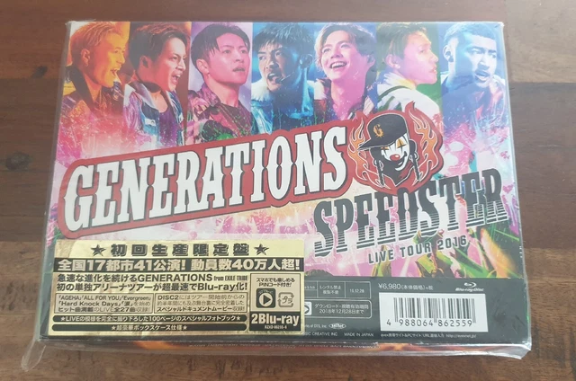 GENERATIONS LIVE TOUR 2016 Speedster (Bluray] $80.00 - PicClick AU