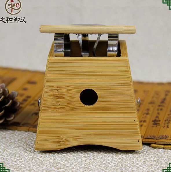 Terapia de curación de un soporte bambú caja de moxibustión suave 18 mm rollo de palo de moxa