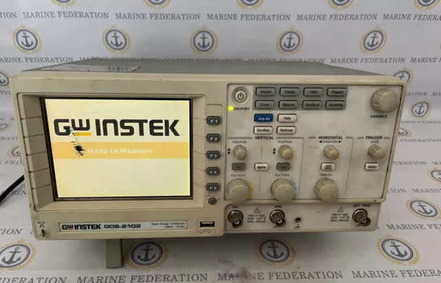 GW Instek GDS-2102 100MHz Digital Storage Oscilloscope 2 channel All-In-One