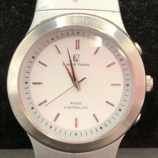 CRANE VICEROY Radio Controlled Quartz Watch Working New Battery