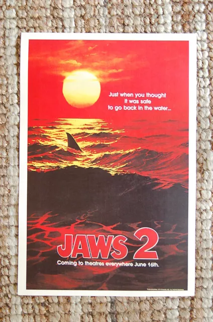 Jaws 2 Lobby Card Movie Poster